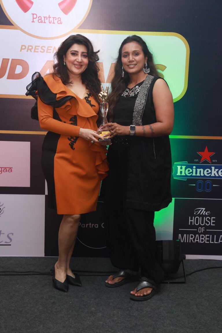 Sejal Thakkar receive Proud Awards 2021 Orgainser by partra