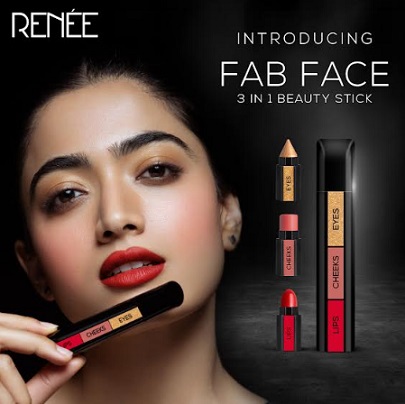 One Makeup Stick for Eyes, Cheeks and Lips – RENEE Launches Revolutionary FAB FACE with Rashmika Mandanna and Shruti Haasan