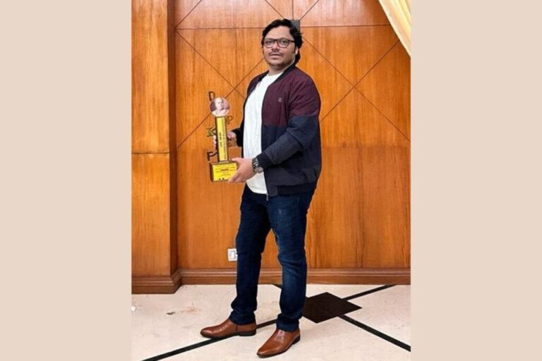 Director Jai Prakash Mishra honoured with the “Dada Saheb Phalke Icon Award Films” as the Best Director for “Good Morning EMI”