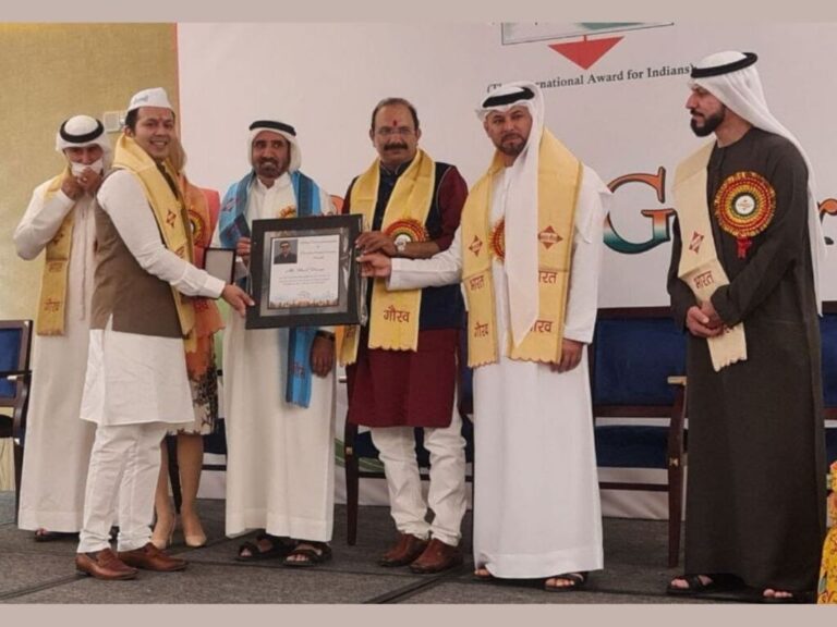 Global Environment and Climate Action Citizen Award conferred on Greenman Viral Desai