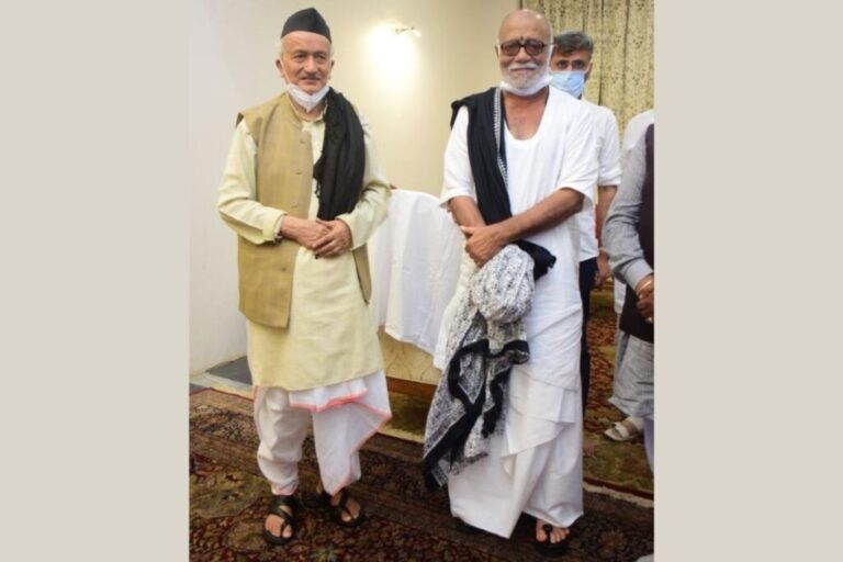 Pujya Morari Bapu meets Maharashtra Governor Bhagat Singh Koshyari