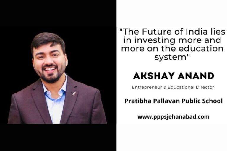 Akshay Anand, ED of Pratibha Pallavan Public School, shares views on how they are Delivering Education despite the pandemic