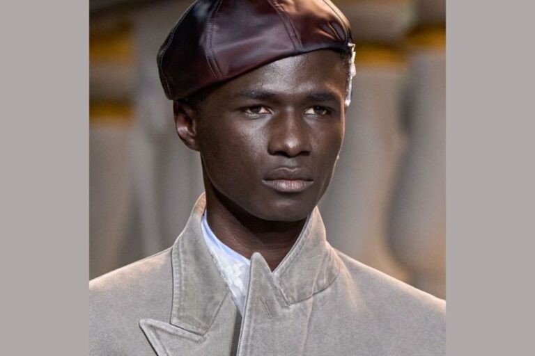 Model Malick Bodiane is ranked as one of the top 50 models worldwide