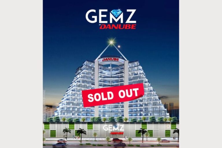 Danube Properties’ Dh350 million ultra-luxury residential project Gemz – sold out at launch!