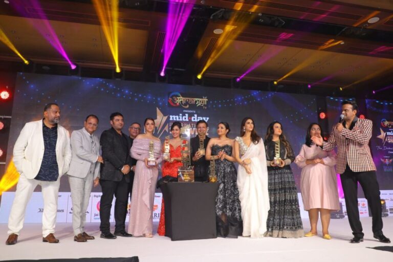 Celebrities and Entertainment personalities honored at Mid-Day International Showbiz Awards Chapter 2 in Dubai