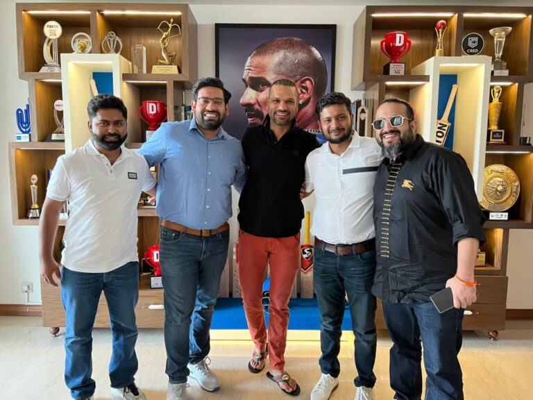 Shikhar Dhawan collaborates with Bliv. Club and WIOM to launch the first Metaverse sports city