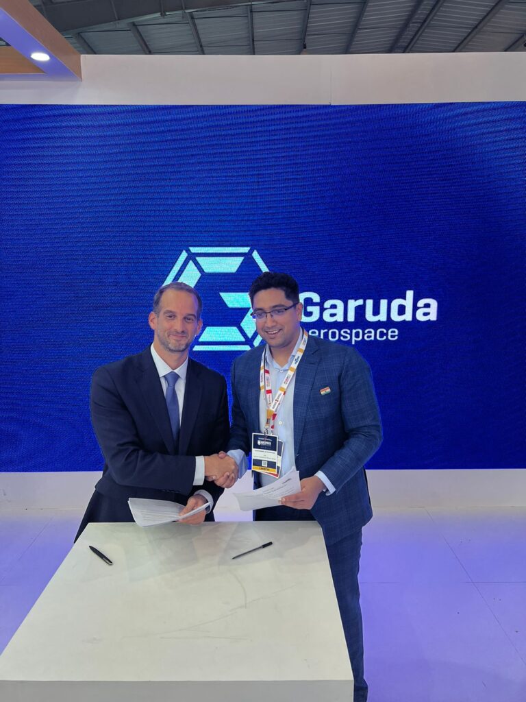 Garuda Aerospace and Elbit Systems, Israel Drone Partnership signed at Defence Expo for Swamitva mapping projects