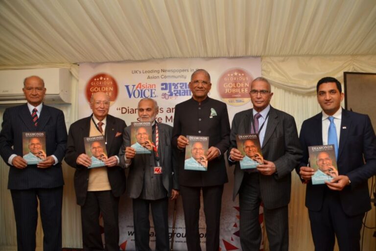 Diamond Baron and Philanthropist Govind Dholakia Felicitated at The Cholmondeley Room of the UK Parliament