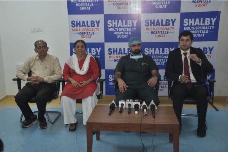 Shalby Hospitals Surat performs TUKSplasty – A New Type of Partial Knee Replacement Surgery with Vitamin E Poly for the First Time in South Gujarat