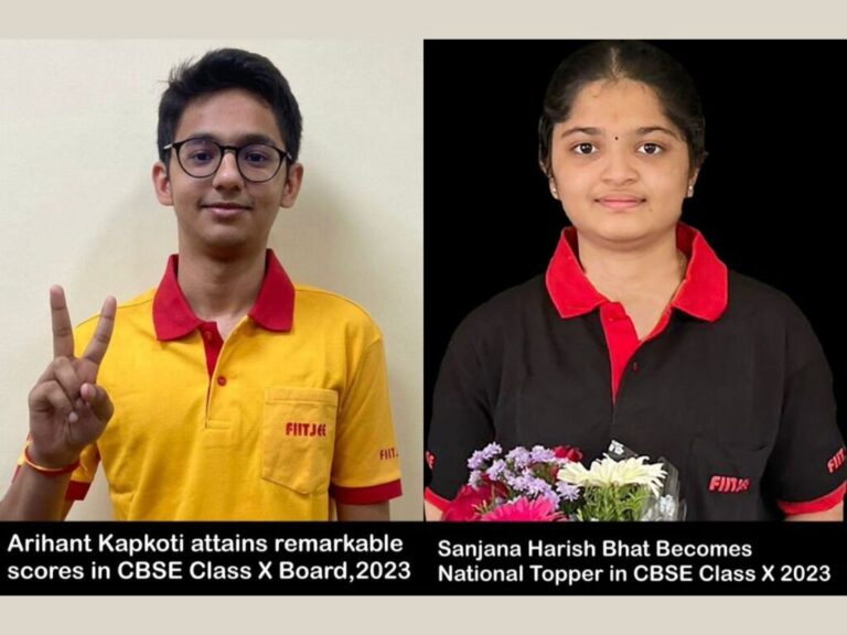 FIITJEE Long Term Classroom Program Students Achieve Phenomenal Results in CBSE Class X Board 2023