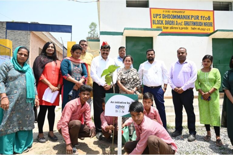 INDIAdonates collaborates with Noida-based corporate, Roto Pumps for Infrastructure Development of Greater Noida Government School