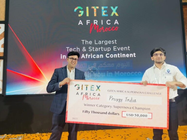 Proxgy emerges Champion at African Continent’s largest tech &start-up event, Gitex Africa 2023