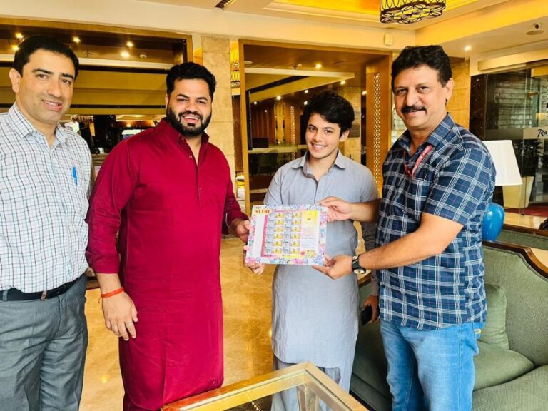 Special Indian postal Stamp Issued in honour of actor “Darsheel Safary & team Hukus Bukus Movie