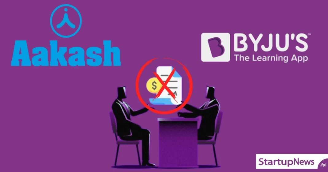 Aakash founders terminate share swap agreement with BYJU’S