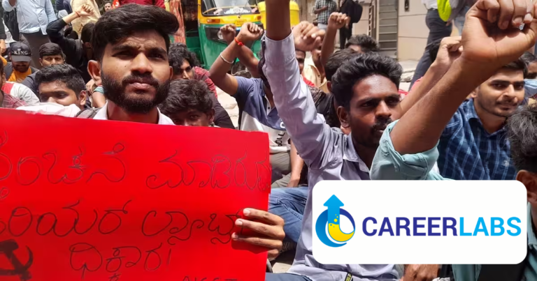 CareerLabs faces allegations of job fraud; students protest demanding justice