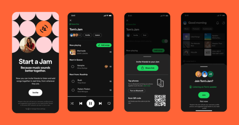 Spotify unveils new ‘Jam’ feature for real-time listening parties