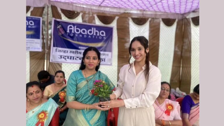 Mrs. Universe India 2023, Madhuri Patle, Embarks on Philanthropic Journey with a Purposeful Visit to Nagpur