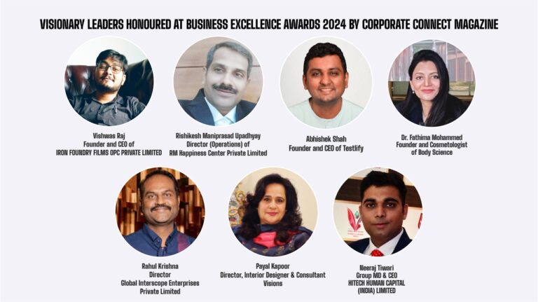 Visionary Leaders felicitated at Business Excellence Awards 2024