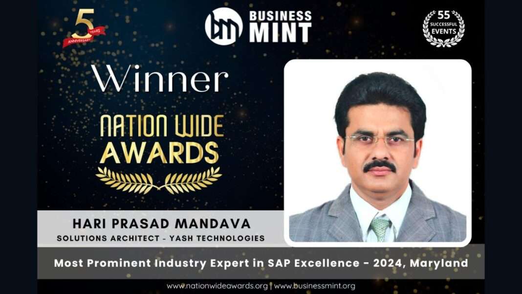 Hari Prasad Mandava, Pioneering SAP Solutions Architect Revolutionizing ERP Cloud Engineering