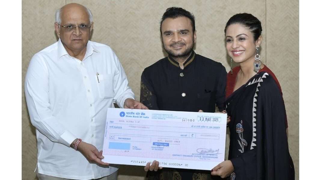 CM Bhupendra Patel Applauds Parthiv Gohil & Mansi Parekh for ‘Kutch Express’ Triumph at National Film Awards